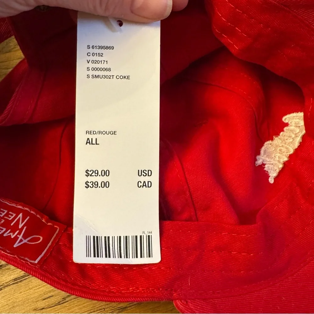 Coca-Cola Red Cap‎ with White Tag Urban Outfitters New